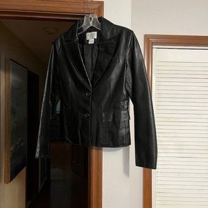 Hugo Buscati Collection 100% REAL Leather Women's Jacket Size 2